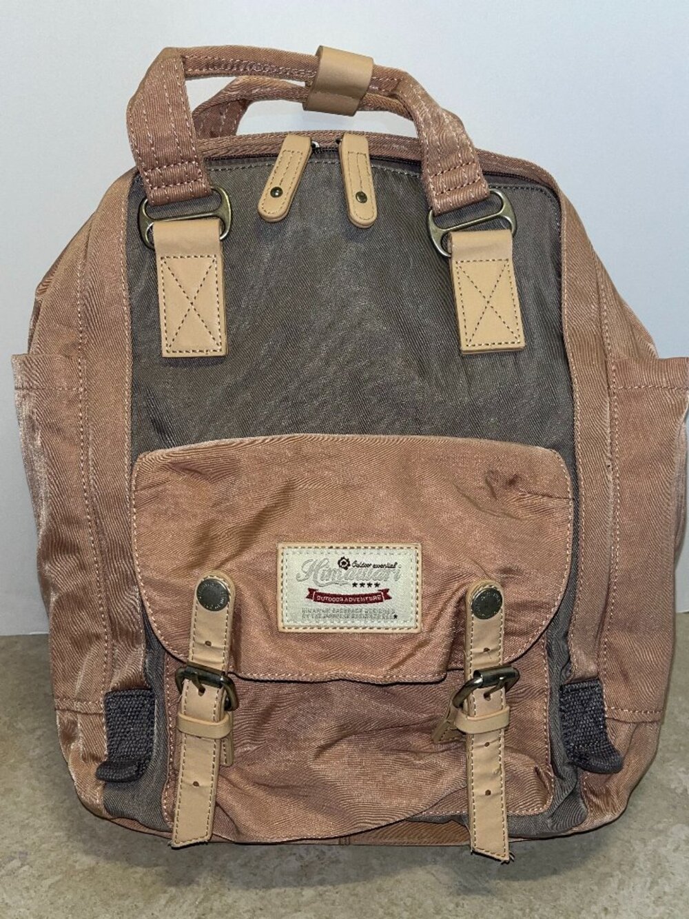 Himawari Outdoor Essential pink blue backpack